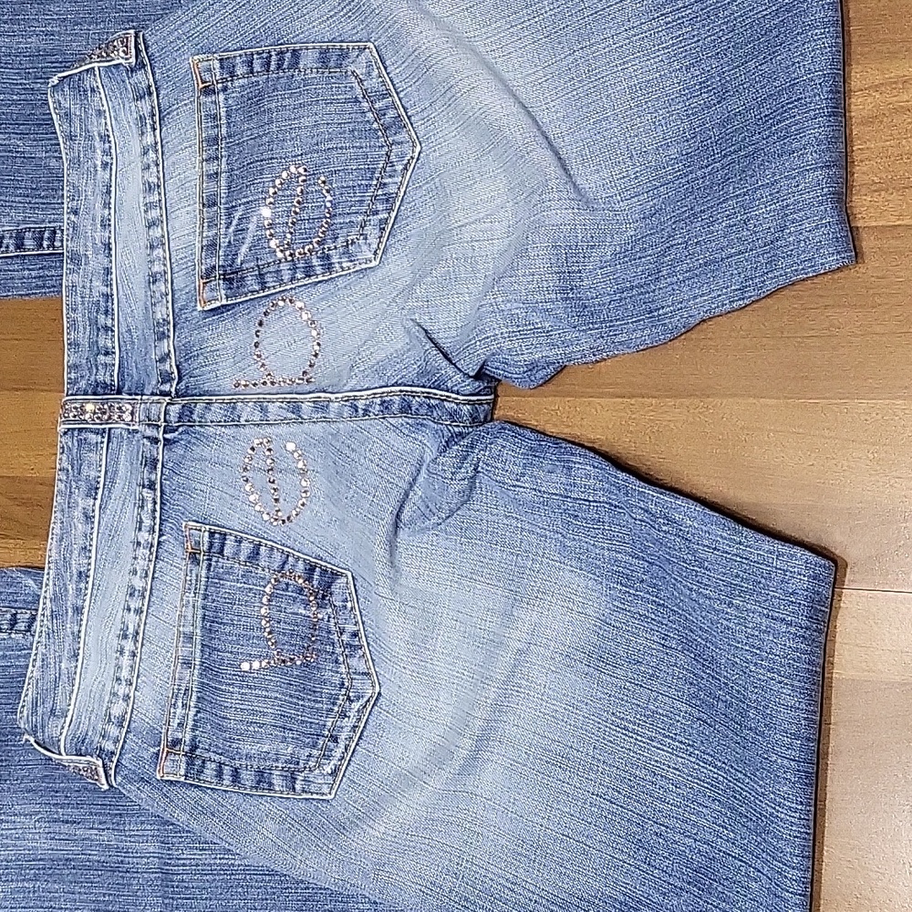 bebe Light Blue Boot Cut Jeans - Picture 4 of 7